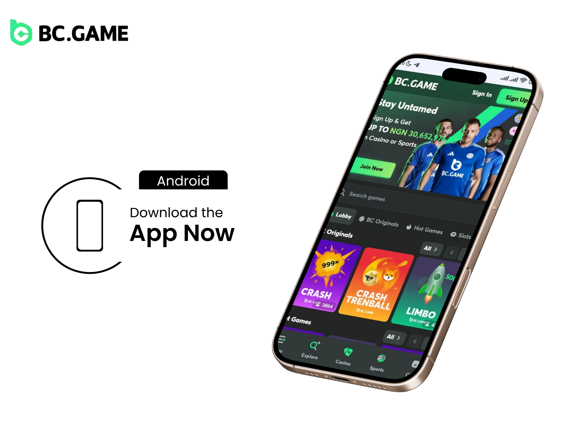 Flawless Performance: BC.GAME App on Android
