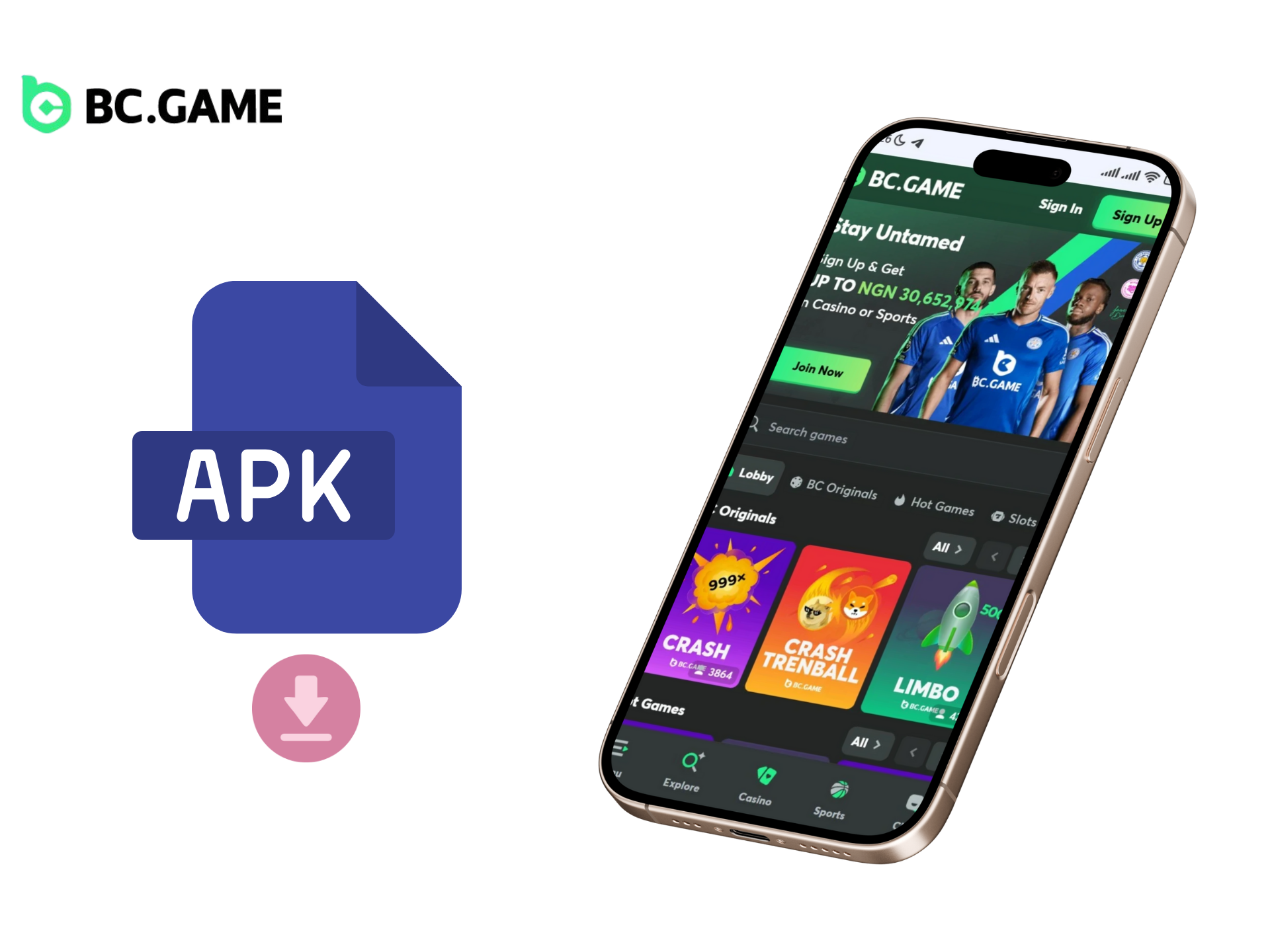 Quick Download Process for BC.GAME Android APK